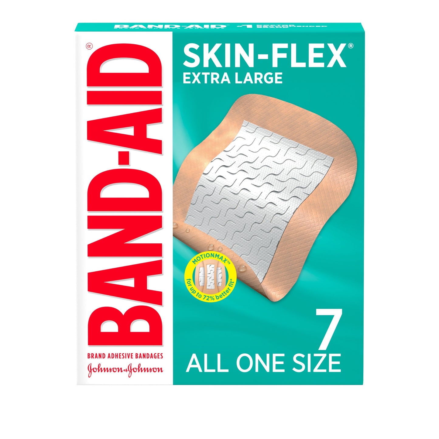 Band-Aid Brand Skin-Flex Adhesive Bandages, Extra Large, 7 ct