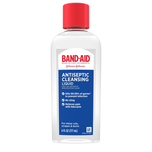 Band-AidBrand Pain Relieving Antiseptic Cleansing Liquid, 6 fl. Oz