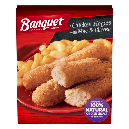 Banquet Chicken Fingers and Mac & Cheese Frozen Meal, 6.5 oz (Frozen)