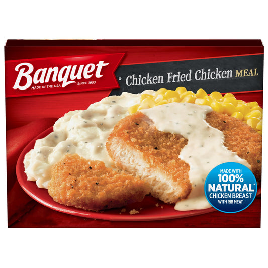 Banquet Chicken Fried Chicken Frozen Meal, 10.1 oz (Frozen)