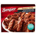 Banquet Family Size Backyard BBQ Boneless Patties Frozen Meal, 26 oz