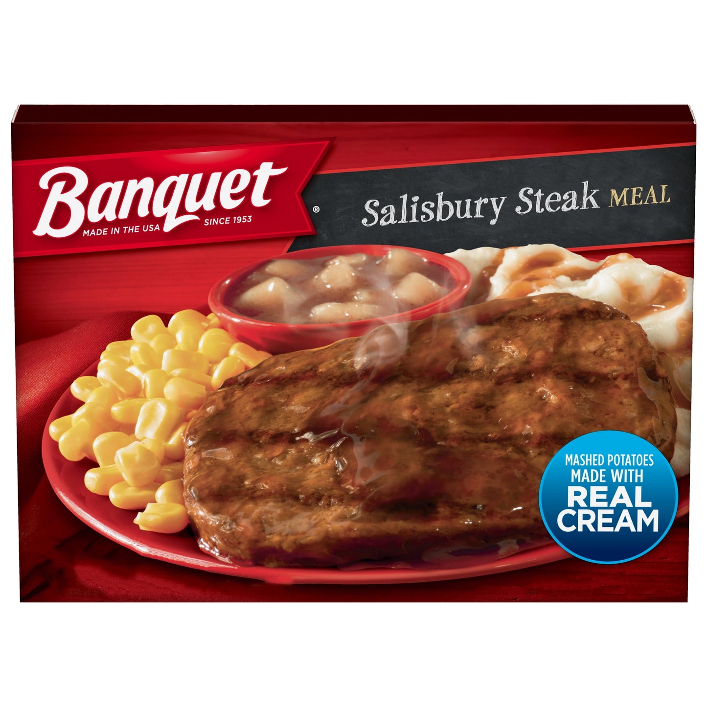 Banquet Salisbury Steak, Frozen Meal, 11.88 oz (Frozen)