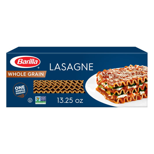 Barilla Whole Grain Wavy Lasagne Pasta, 13.25 oz