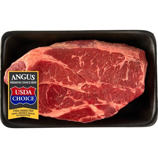 Beef Choice Angus Chuck Roast Family Pack, 3.25 - 4.25 lb Tray