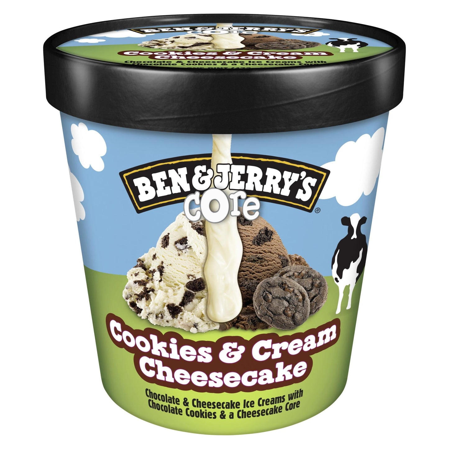 Ben & Jerry's Core Cookies and Cream Cheesecake Ice Cream, 16 oz