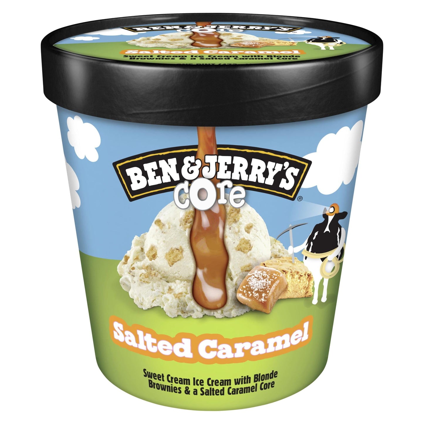 Ben & Jerry's Core Salted Caramel Sweet Cream Ice Cream, 16 oz