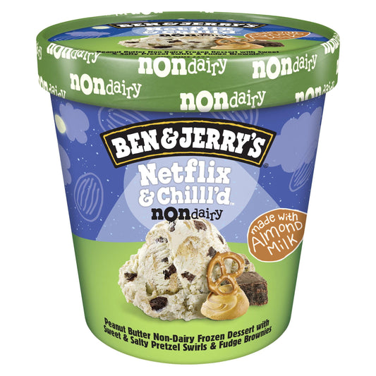 Ben & Jerry's Netflix and Chill Non-Dairy Peanut Butter Frozen Dessert, 16 oz