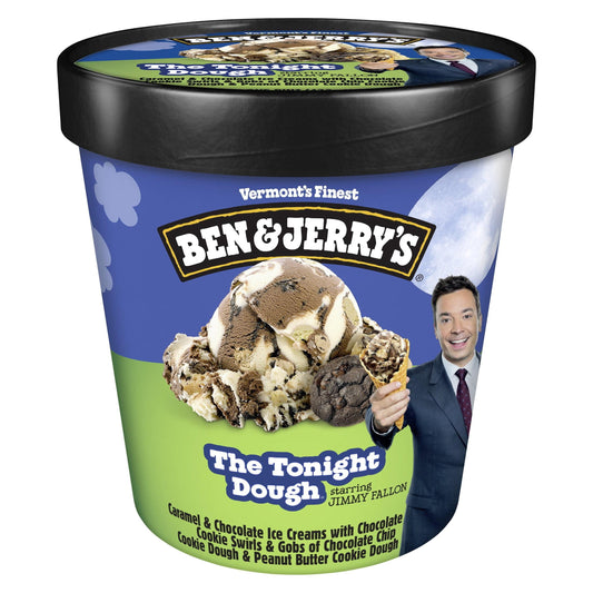 Ben & Jerry's The Tonight Dough Caramel and Chocolate Ice Cream, 16 oz