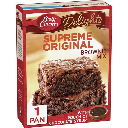 Betty Crocker Delights Supreme Original Brownie Mix, 16 oz.