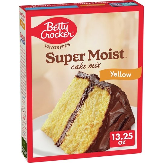 Betty Crocker Favorites Super Moist Yellow Cake Mix, 13.25 oz