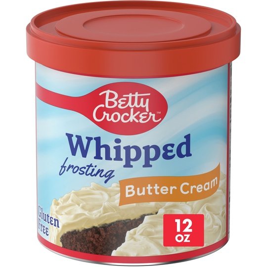 Betty Crocker Gluten Free Whipped Butter Cream Frosting, 12 oz.