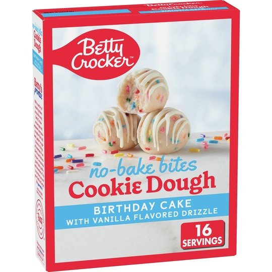 Betty Crocker No-Bake Bites Birthday Cake Cookie Dough, 12.2 oz.