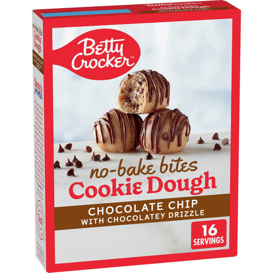 Betty Crocker No-Bake Bites Chocolate Chip Cookie Dough, 12.2 oz.