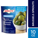 Birds Eye Steamfresh Sea Salt & Cracked Pepper Brussels Sprouts, Frozen Vegetable, 10 oz Bag (Frozen)