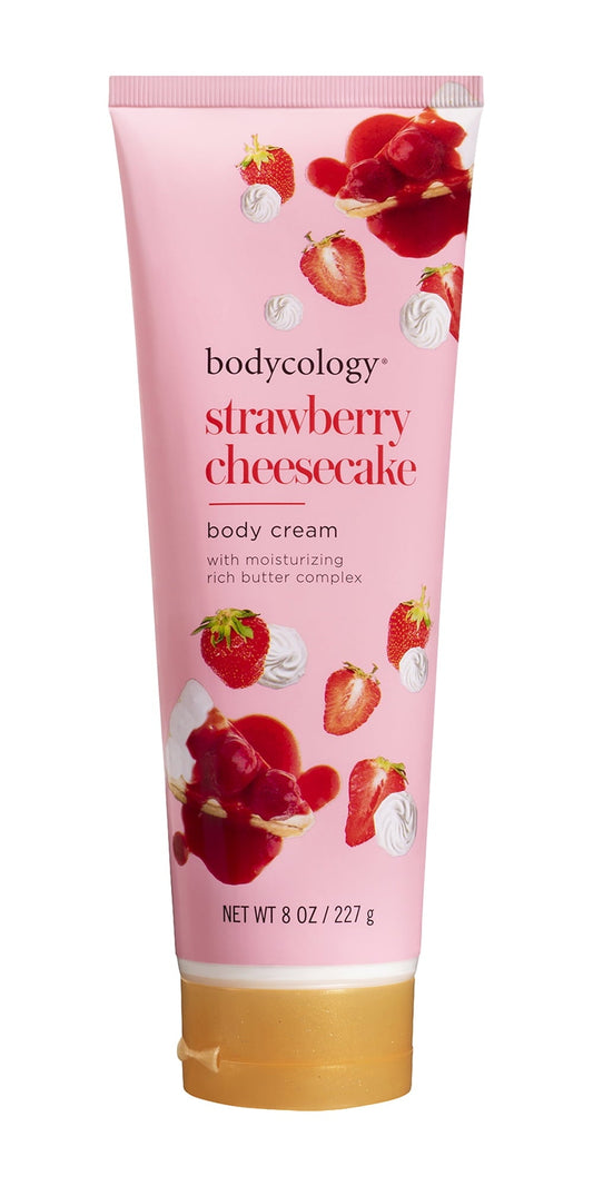 Bodycology Strawberry Cheesecake Body Cream, 8 oz