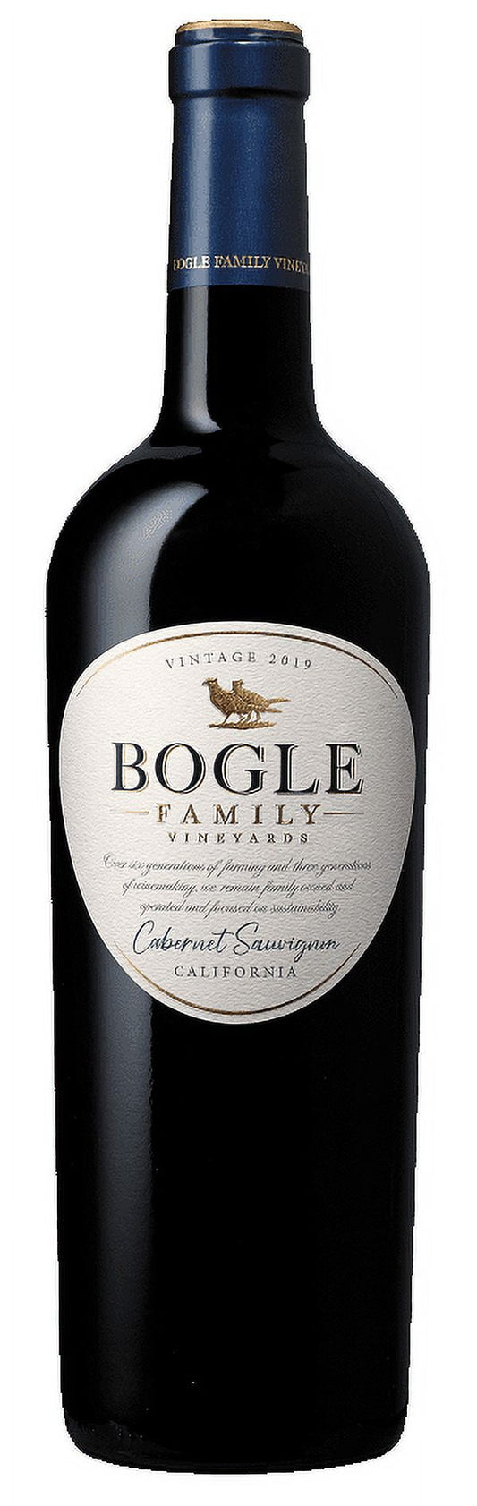 Bogle Cabernet Sauvignon Wine, California, 750ml Glass Bottle, 14.5% ABV, 5- 5oz Servings