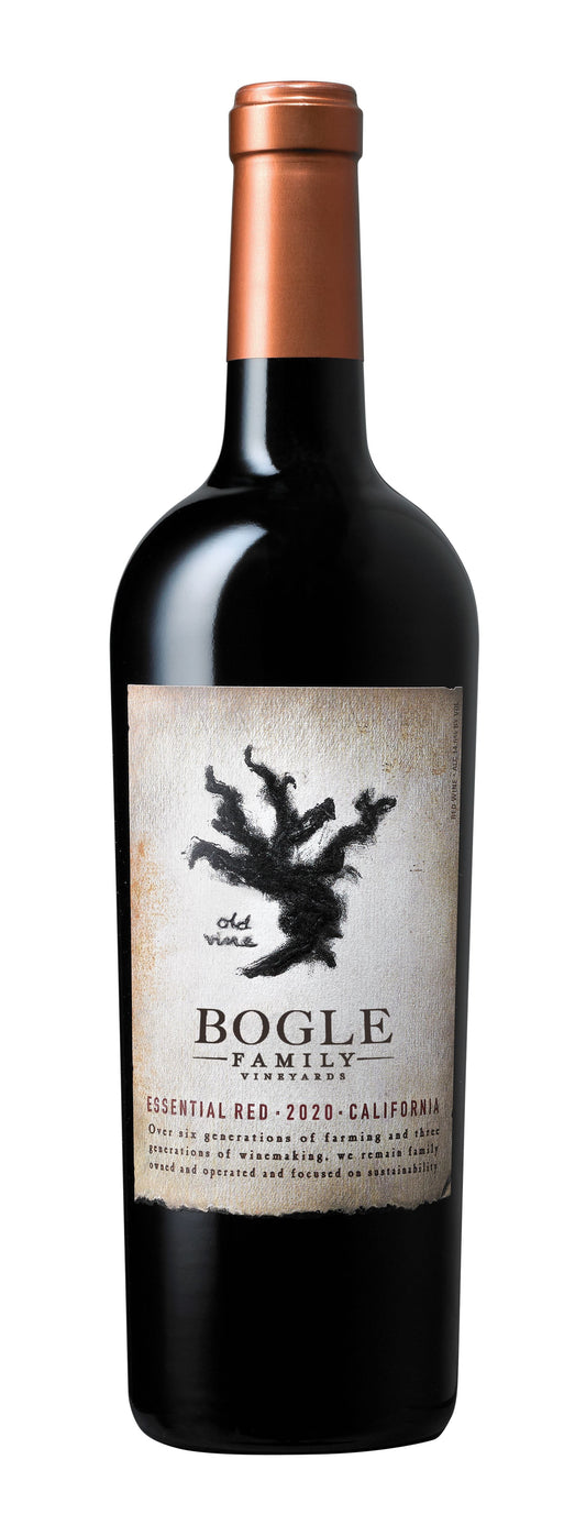 Bogle Essential Red Wine, California, 14.5% ABV, 750ml Glass Bottle, 5-150ml Servings