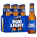 Bud Light Beer, 6 Pack Lager Beer, 7 fl oz Glass Bottles, 4.2 % ABV, Domestic Beer