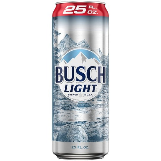 Busch Light Beer, 25 fl. oz. 1 Can, 4.1% ABV, Domestic, 3.2% ABV