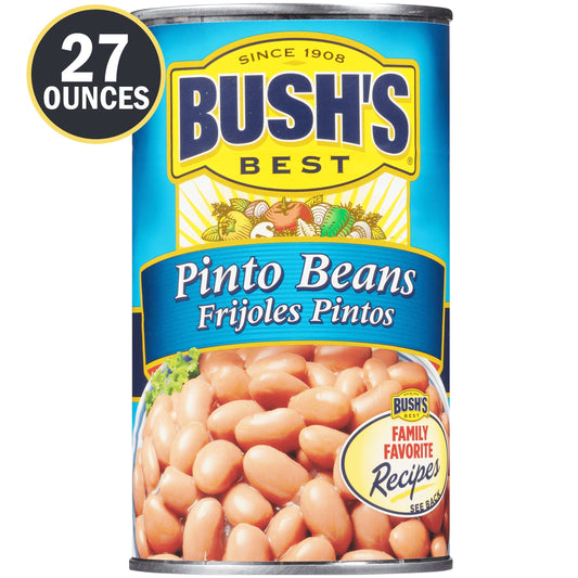 Bush's Canned Pinto Beans, Canned Beans, 27 oz Can