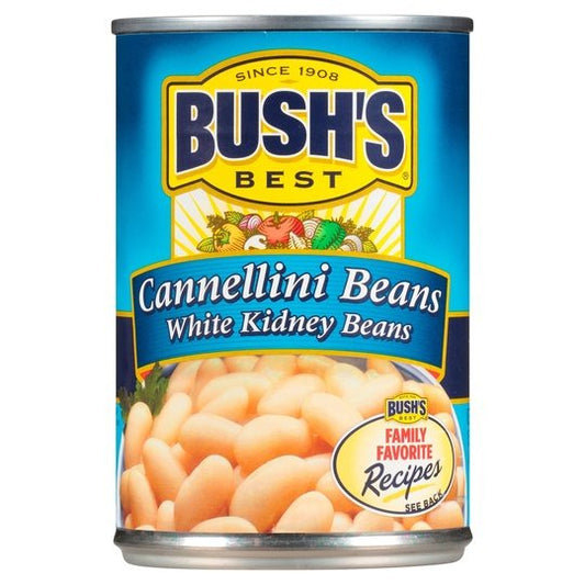 Bush's Cannellini Beans, Canned White Kidney Beans, 15.5 oz Can