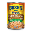 Bush's White Chili Beans, Canned Great Northern Beans in Mild Chili Sauce, 15.5 oz Can