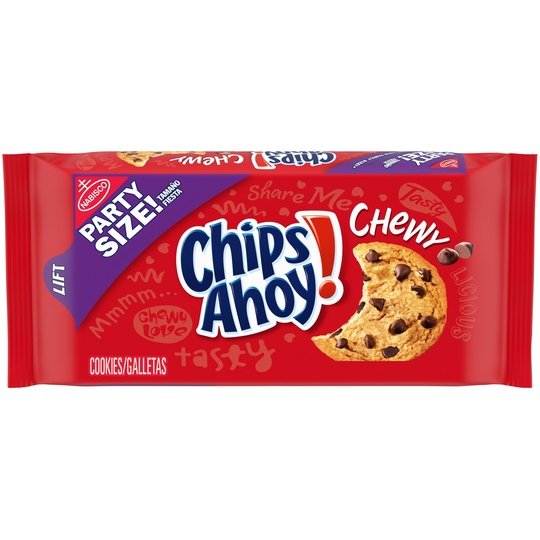 CHIPS AHOY! Chewy Chocolate Chip Cookies, Party Size, 26 oz