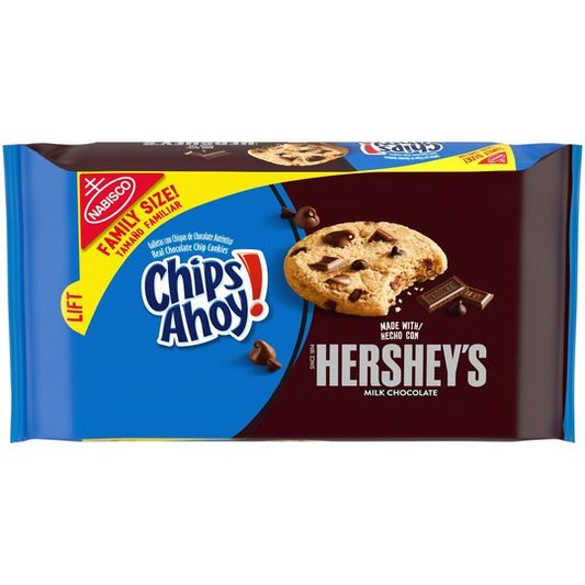 CHIPS AHOY! Hershey's Milk Chocolate Chip Cookies, Family Size, 14.48 oz