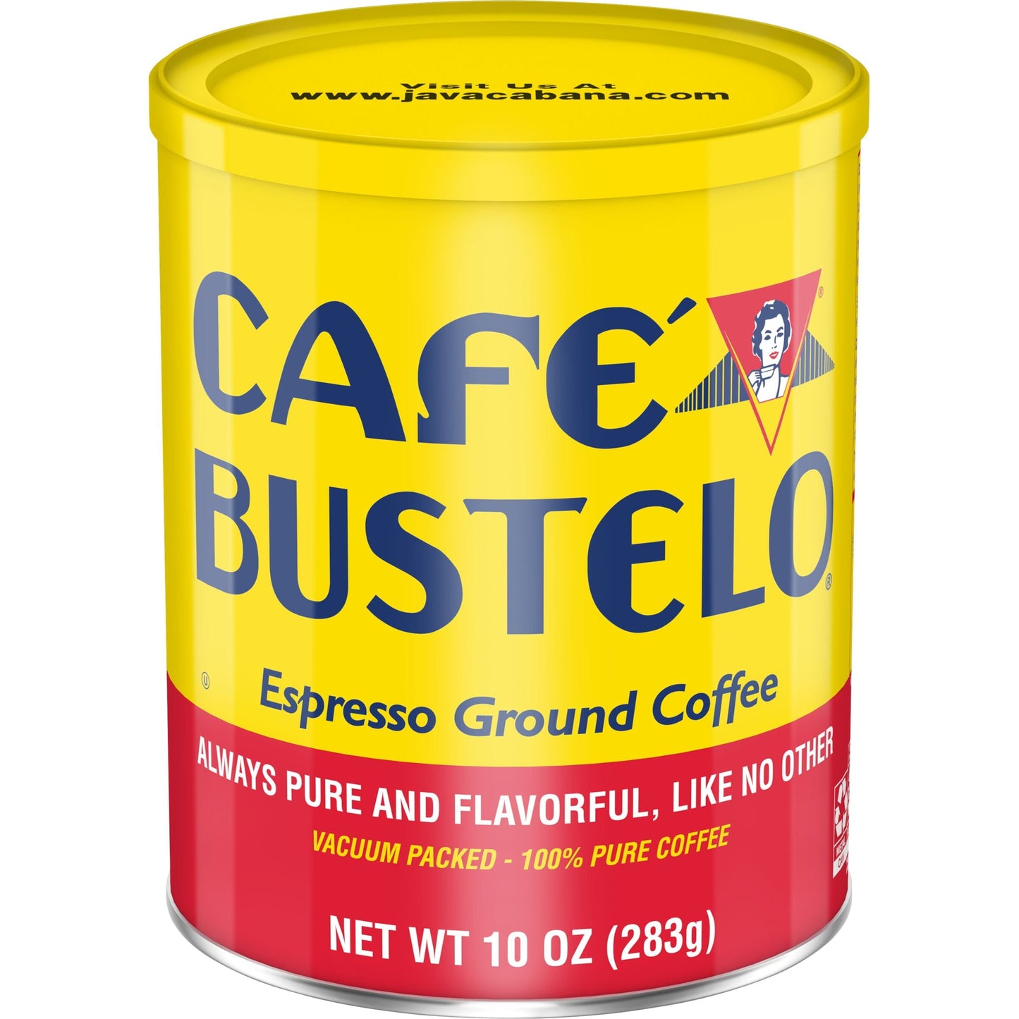 Café Bustelo, Espresso Style Dark Roast Ground Coffee, 10 oz. Can