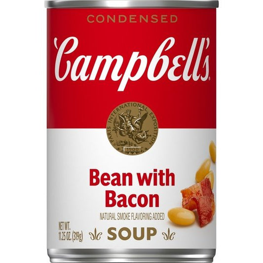 Campbell's Condensed Bean with Bacon Soup, 11.25 oz Can