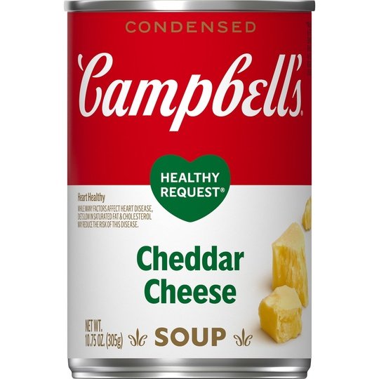Campbell’s Condensed Healthy Request Cheddar Cheese Soup, 10.5 Ounce Can