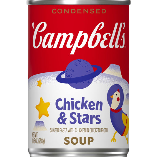 Campbell's Condensed Kids Soup, Chicken & Stars Soup, 10.5 oz. Can