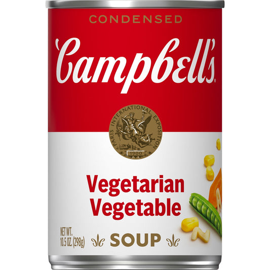 Campbell’s Condensed Vegetarian Vegetable Soup, 10.5 Ounce Can