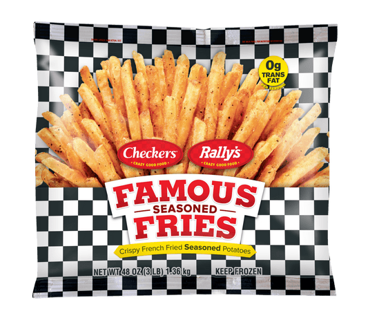 Checkers / Rally's Famous Seasoned Fries, 48 oz (Frozen)