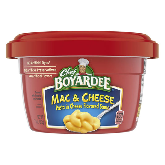 Chef Boyardee Macaroni and Cheese, Microwave Pasta, 7.5 Oz