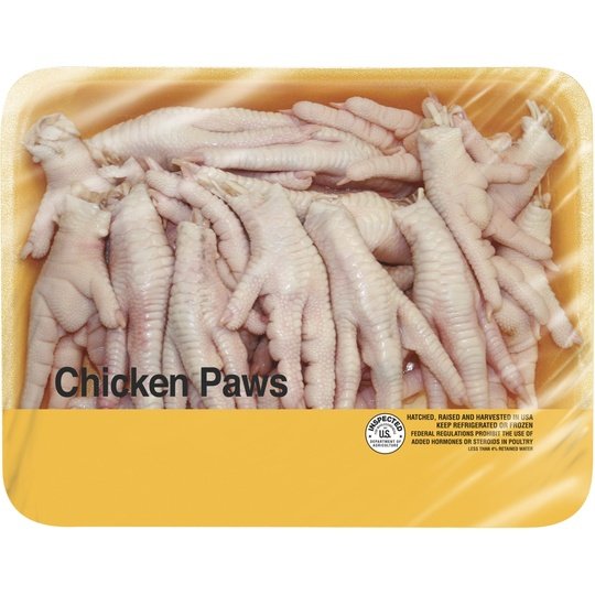 Chicken Paws, 1.1 - 2.44 lb Tray