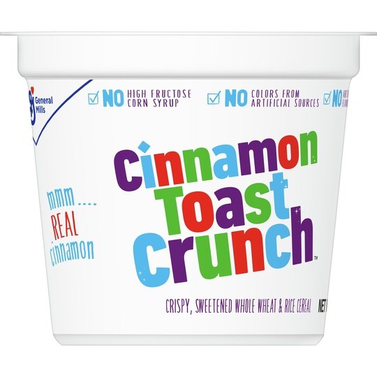 Cinnamon Toast Crunch Breakfast Cereal Cup, 2 oz Cup