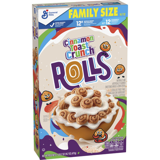 Cinnamon Toast Crunch Rolls Breakfast Cereal,Â 16.7 OZ