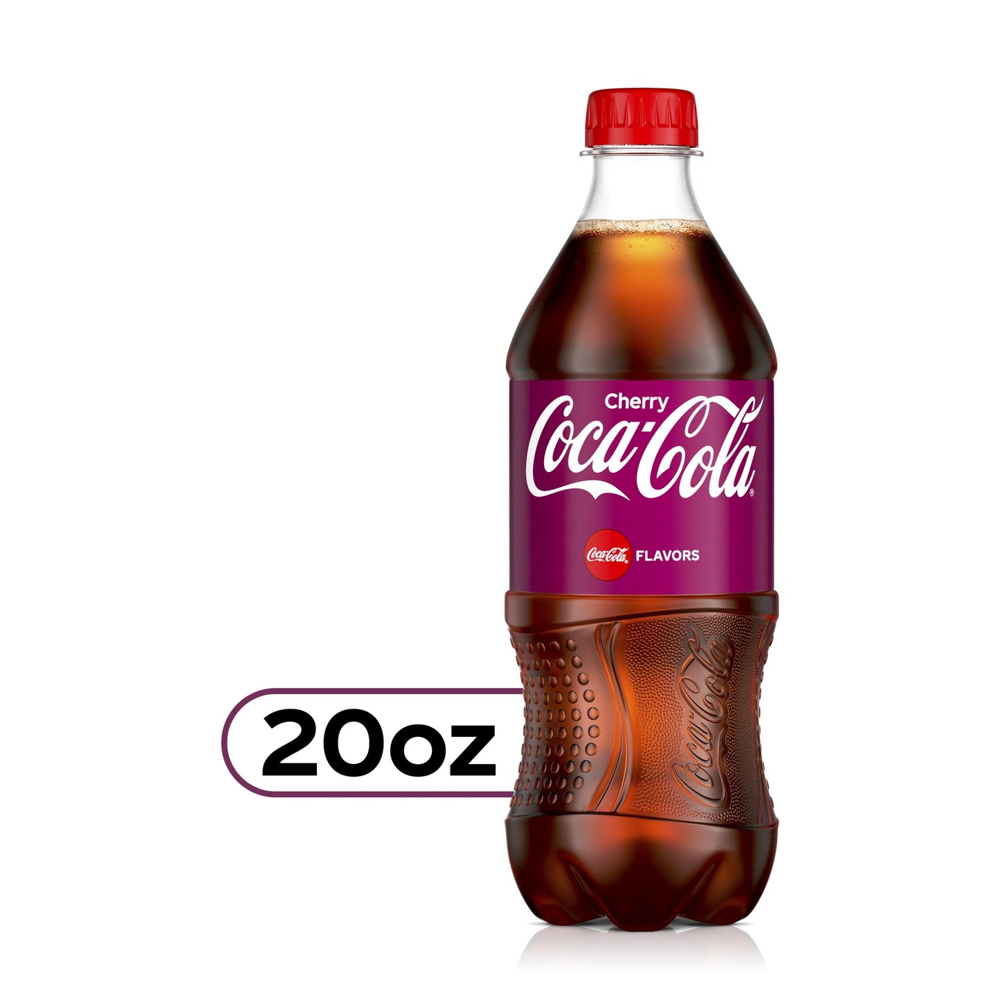 Coca-Cola Cherry Soda Pop, 20 fl oz Bottle