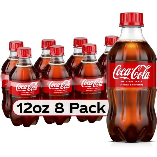 Coca-Cola Soda Pop, 12 fl oz, 8 Pack Bottles