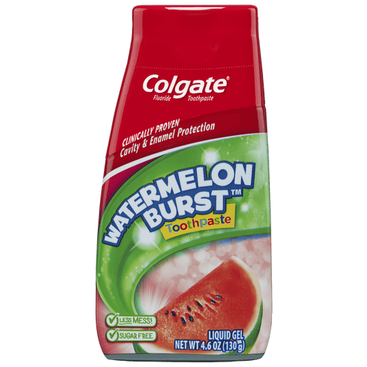 Colgate 2-in-1 Kids Toothpaste & Anticavity Mouthwash, Watermelon Burst, 4.6 oz