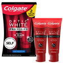 Colgate Optic White Pro Series Whitening Toothpaste with 5% Hydrogen Peroxide, Stain Prevention, 3 oz 2 Pack