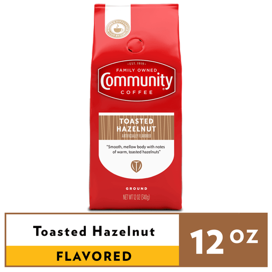 Community Coffee Toasted Hazelnut 12 Ounce Bag