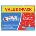 Crest Kids Cavity Protection Toothpaste, Sparkle Fun Flavor, 4.6 oz 3 Pack