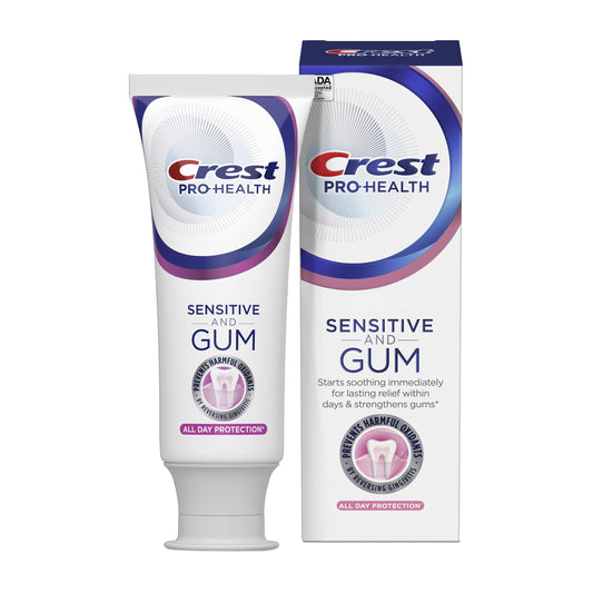 Crest Pro-Health Gum and Sensitivity, Sensitive Toothpaste, Mint, 3.7 oz