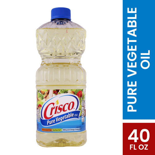 Crisco Pure Vegetable Oil, 40 fl oz