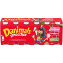 Danimals Smoothie Strawberry Explosion and Cotton Candy Dairy Drink, 3.1 OZ, 12 Ct