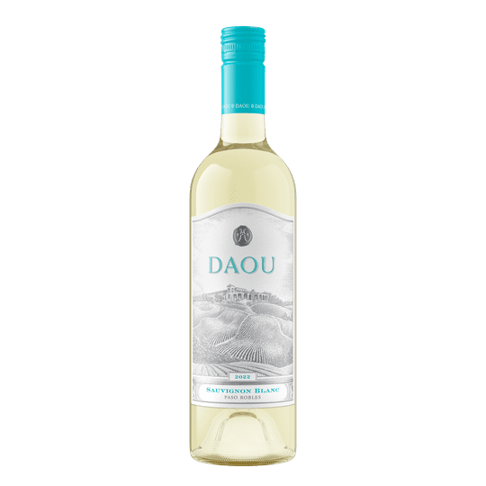 Daou Sauvignon Blanc White Wine, Paso Robles CA, 750ml Glass Bottle, 5-150ml Servings