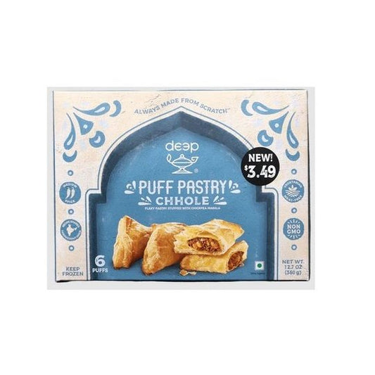 Deep Chhole Puff Pastry