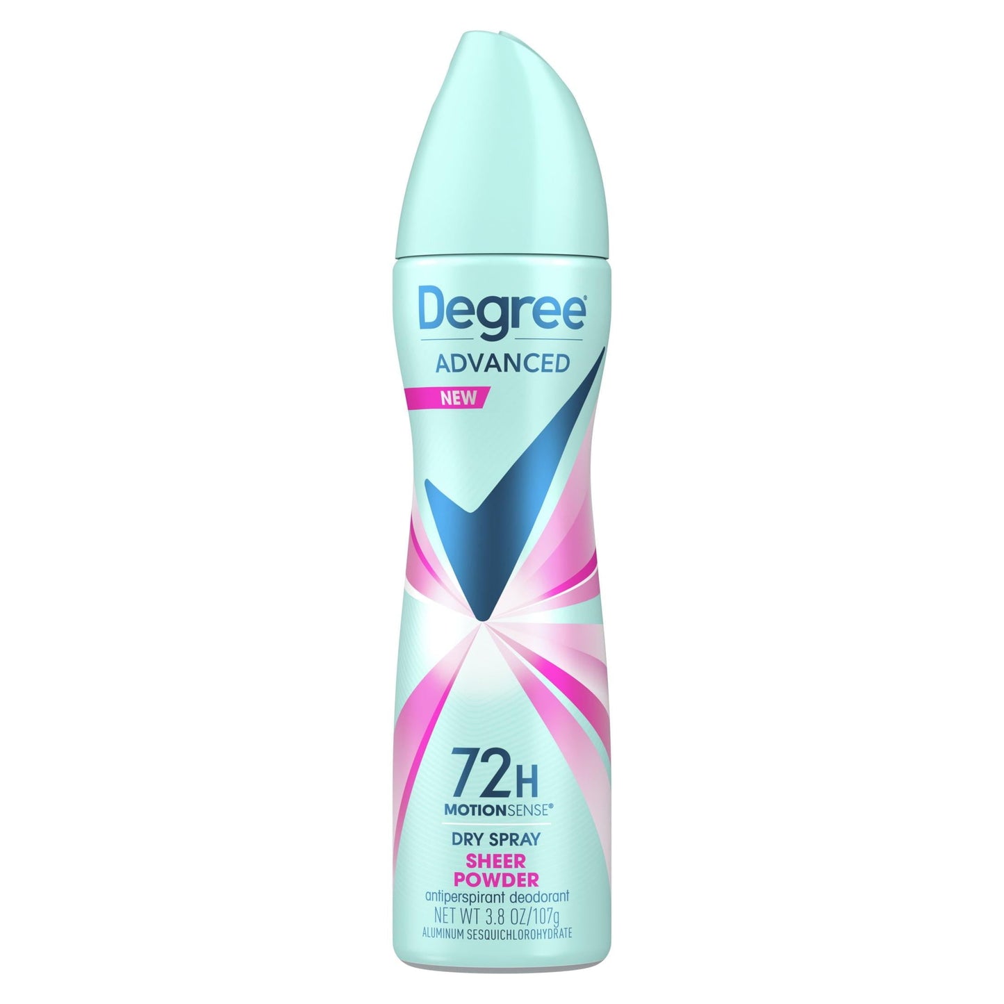 Degree Advanced Long Lasting Women's Antiperspirant Deodorant Dry Spray, Sheer Powder, 3.8 oz